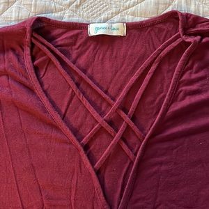 COPY - Grace & Lace Crisscross Top sz L